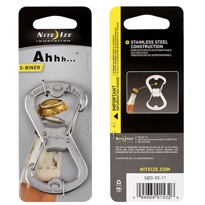 Nite Ize S-Biner Ahhh stainless