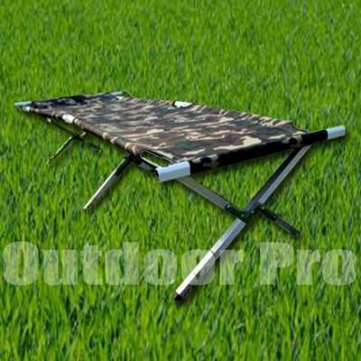 Bazoongi ODP 0408 Aluminium Camping Bed camouflage