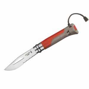 Opinel N°08 Outdoor Mountain Sea earth-red