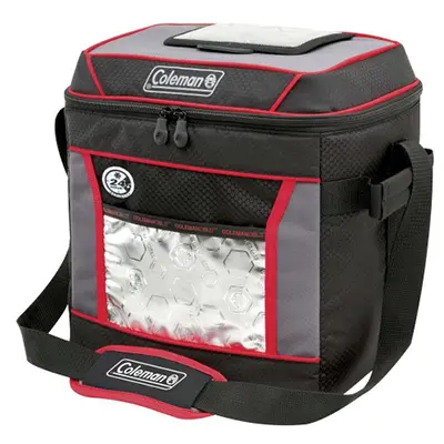 Coleman Soft Cooler 30 Cans black red