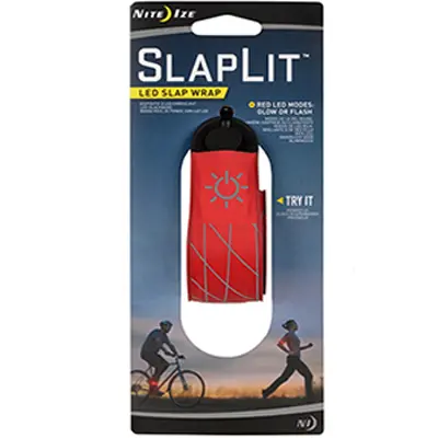 Nite Ize Slaplit V2 LED Slap Wrap red