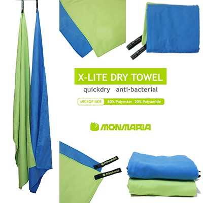 Monmaria X-Lite Dry Travel Towel light green
