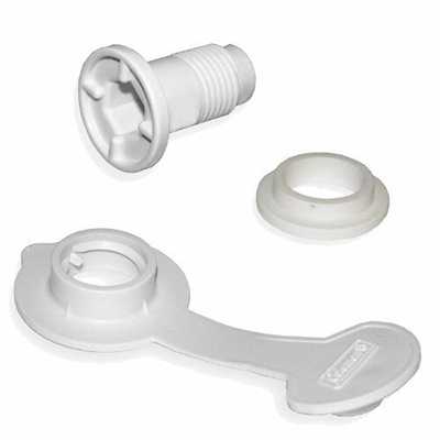 Coleman ODP 0513 Drain Assembly for Xtreme Coolers 6263 white