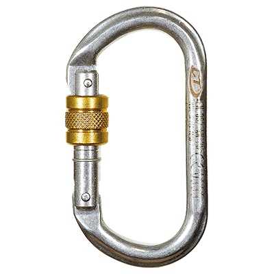 CT Stainless Steel Oval Carabiner Screw-Lock