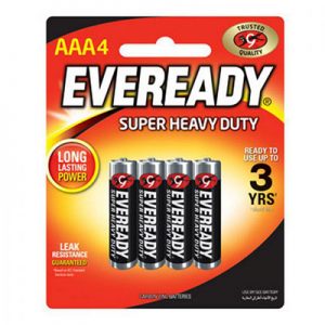 Eveready AAA4 Battery Super Heavy Duty