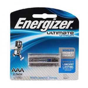 Energizer Ultimate Lithium AAA Battery 2pcs