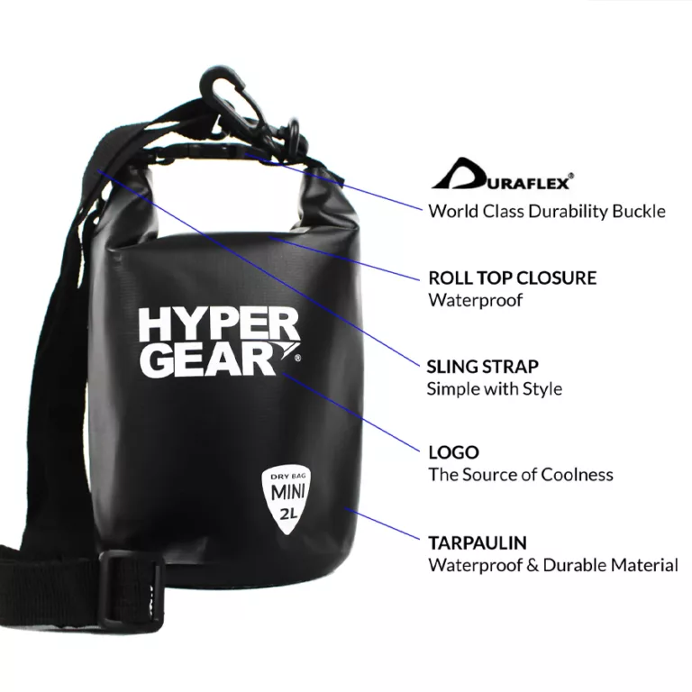 Hypergear Dry Bag Mini 2L black