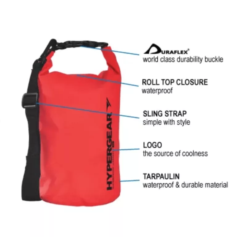Hypergear Adventure Dry Bag 10L red