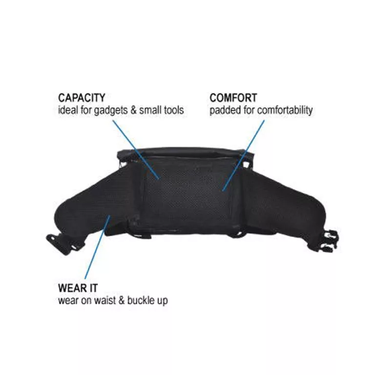 Hypergear Waist Pouch Medium motorsports grey