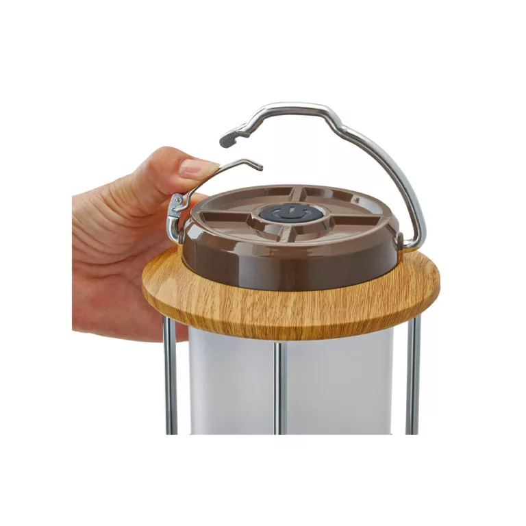 Coleman Batterylock Led Packaway Lantern natural wood