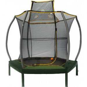 Bazoongi 7.5' Trampoline with Toss Ball Game