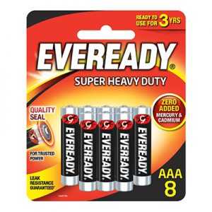 Eveready AAA8 Battery Super Heavy Duty