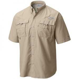 Columbia Bahama II Short Sleeve Shirt S fossil