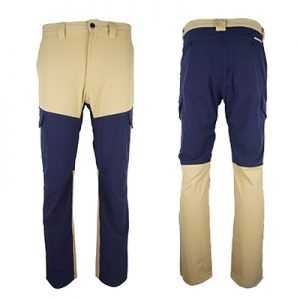 Monmaria Imbak R Pants 28 navy blue beige