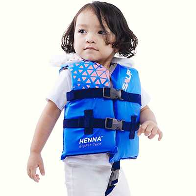 Sauf ODP 0585 Hénna Kids Life Vest 9 - 14 KG peach blue