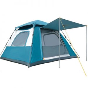 Hewolf Auto 4 Person Tent teal