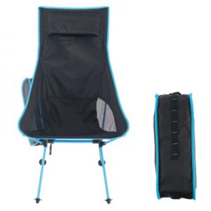 Camp Leader ODP 0612 Portable Camping Moon Chair High Back sky blue