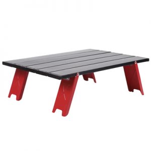 Camp Leader ODP 0617 Foldable Low Camping Coffee Table red
