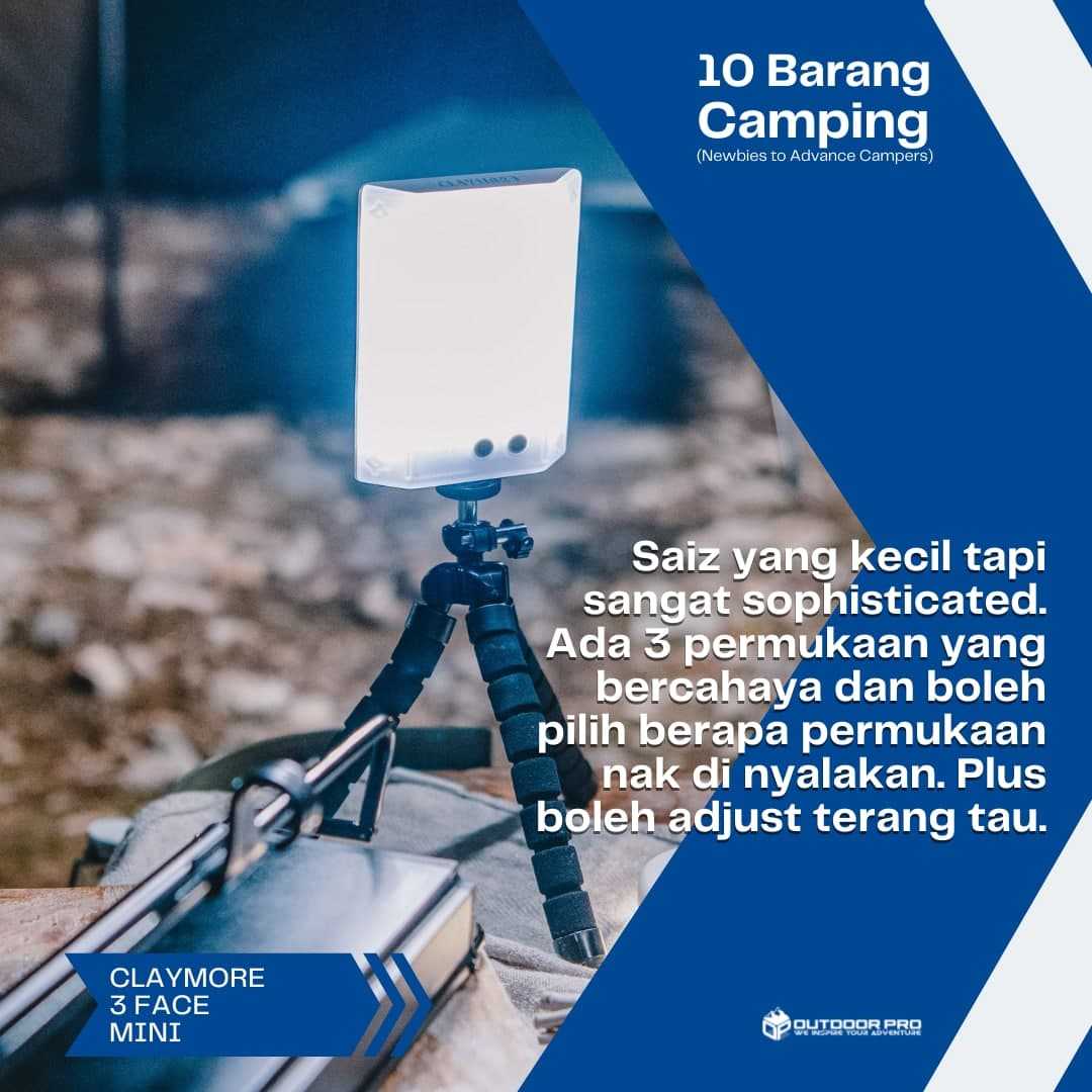 10 BARANG CAMPING YANG AKAN JADIKAN KORANG ADVANCE CAMPERS