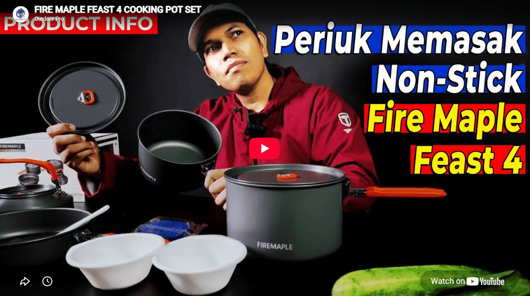 FIRE MAPLE FEAST 4 COOKING POT SET