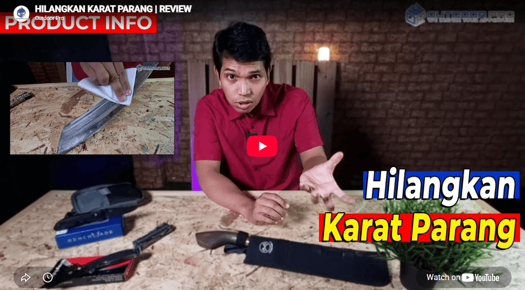 HILANGKAN KARAT PARANG