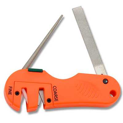 Accusharp 4-in-1 Knife & Tool Sharpener orange