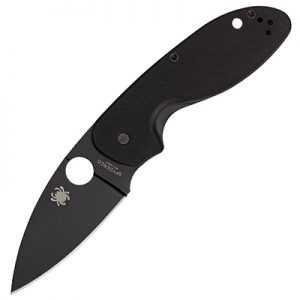 Spyderco Efficient Black Blade Folding Knife C216GPBBK