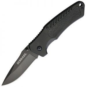 Schrade Linerlock Black 3 inch Blade Folding Knife