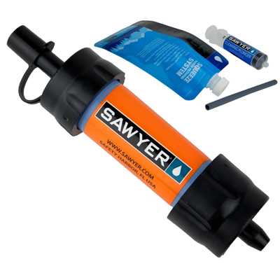 Sawyer Mini Water Filtration System orange