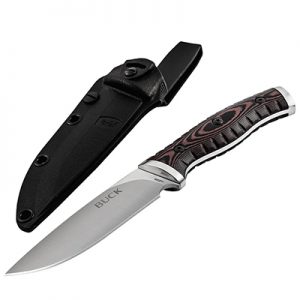 Buck Small Selkirk 0853BRS Fixed Blade Knife with Sheath