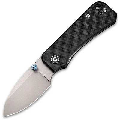 Civivi Baby Banter with Stonewashed Nitro-V Blade Black Color G10 Handle Folding Knife C19068S-1
