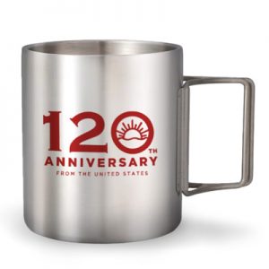 Coleman ODP 0633 Double Stainless Mug 120th Yrs Limited Edition 2021 350ml red
