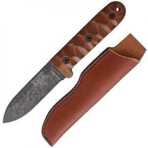 Esee PR4 with Leather Pouch Sheath