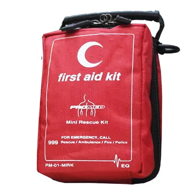 Freelife First Aid Kit PM-01-MRK Mini Rescue Kit red