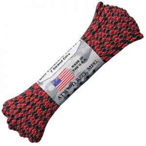 Atwood Rope MFG Paracord 550 Type 7 Strands 100 Feet Dead Pool