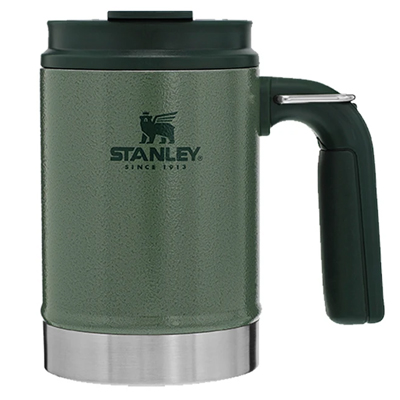 Stanley Classic Vacuum Steel Camp Mug 16oz hammertone green