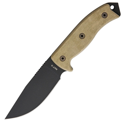 Ontario Knife Company RAT-5 Micarta Handle With Nylon Sheath