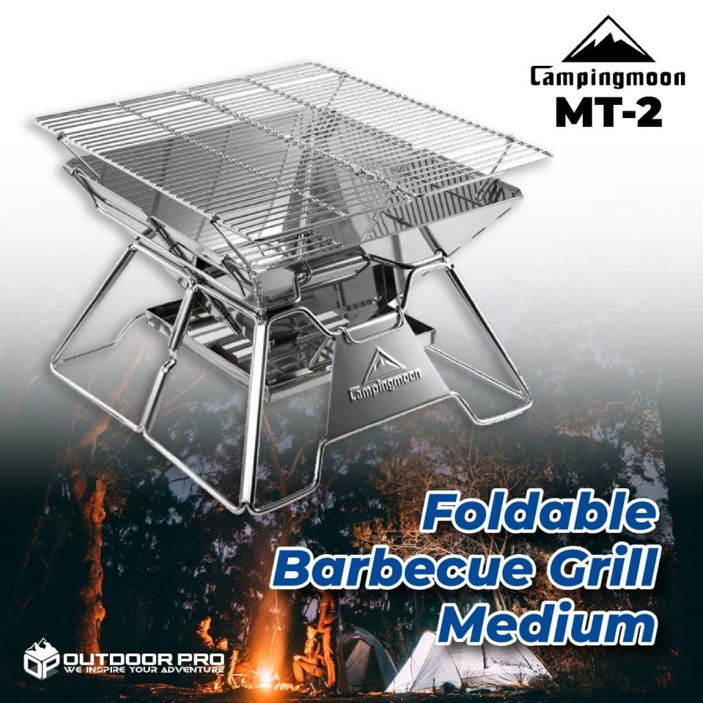 CAMPINGMOON MT-2 FOLDABLE BARBECUE GRILL MEDIUM