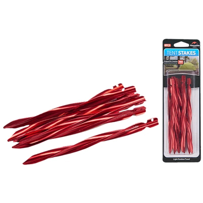 Naturehike Cyclone S Stakes 8pcs red
