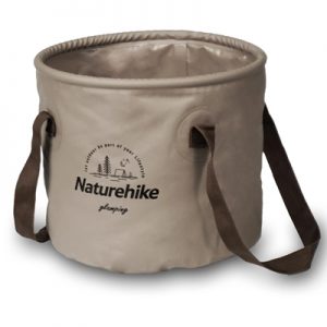 Naturehike Foldable Waterproof Round Camping Bucket 10L coffee