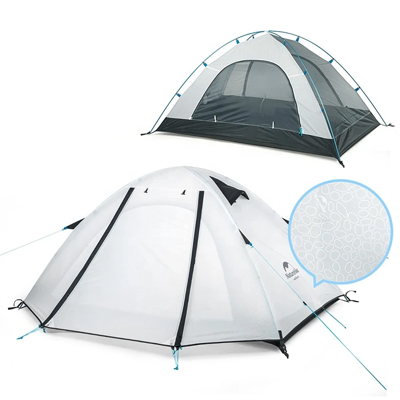 Naturehike P-Series 3 Person Family Camping Tent white