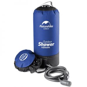 Naturehike Portable Outdoor Camp Shower 11L black blue