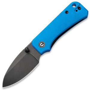 Civivi Baby Banter with Black Stonewashed Nitro-V Blade Blue G10 Handle Folding Knife C19068S-3