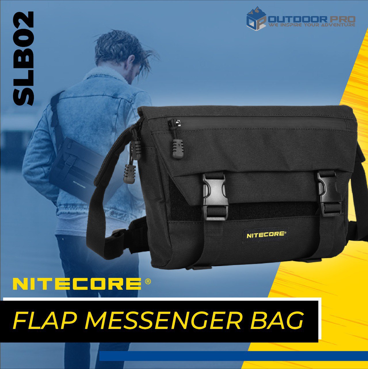 NITECORE SLB02 FLAP MESSENGER BAG