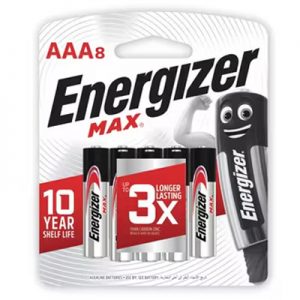 Energizer Max AAA Battery 8pcs