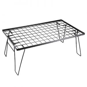 Campingmoon T-230 Foldable Mesh Stackable Table black