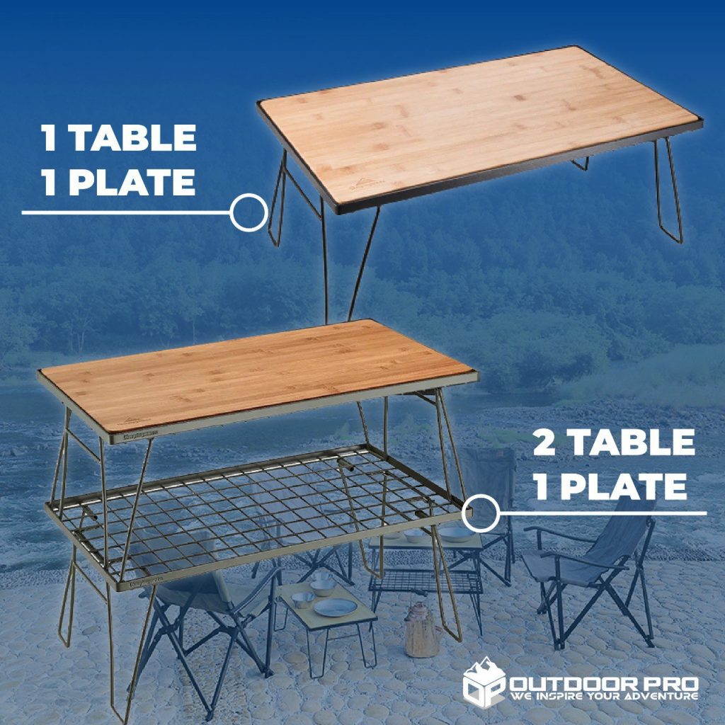 CAMPINGMOON FOLDABLE MESH STACKABLE TABLE