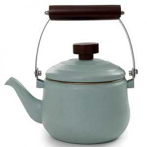 Barebones Enamel Teapot mint