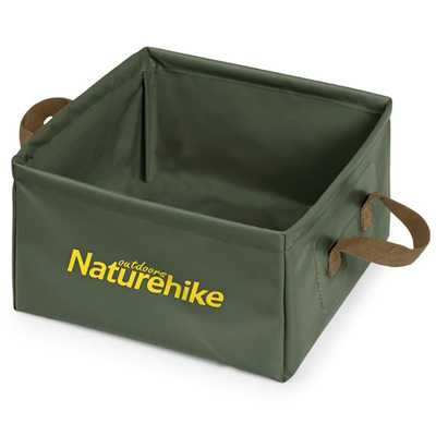 Naturehike Foldable Waterproof Square Camping Bucket 13L green