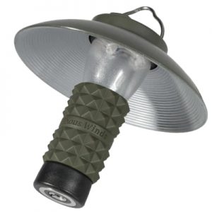 Thous Winds Lighthouse Camping Light with Lampshade olive green